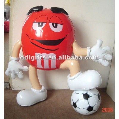 PVC inflatable cartoon model inflated stand up mascot