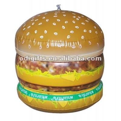 Advertising PVC Inflatable burger inflatable hamburger toy