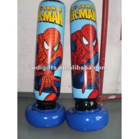 inflatable spiderman punching bag toy PVC cartoon punching bag air punching bag toy