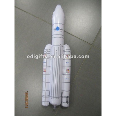 small inflatable rocket kids toys PVC air rocket inflated rocket balloon