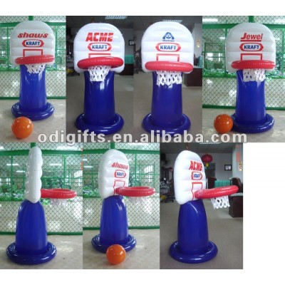 portable PVC basketball stands folding inflated basketball stands