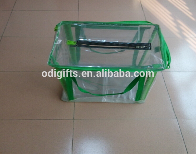 Foldable PVC ballot bag ballot box in transparent plastic PVC