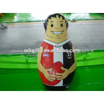 36 inch kids inflatable sands punching bop bag, PVC air bop bag toy , inflated child bop bag